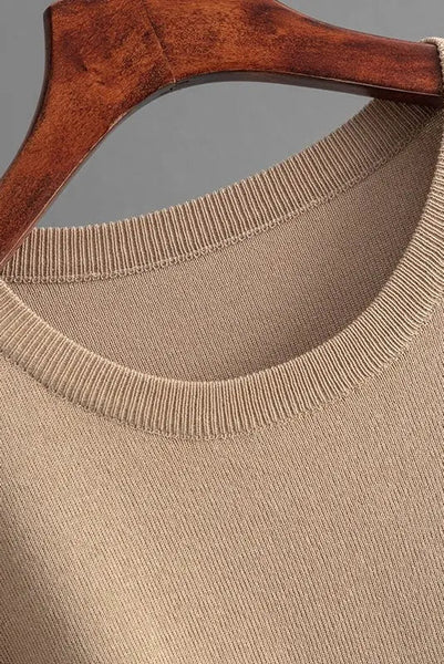 Knitted Colorblock Top