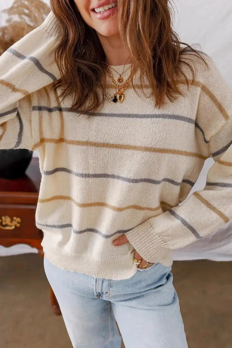 Casual Striped Sweater
