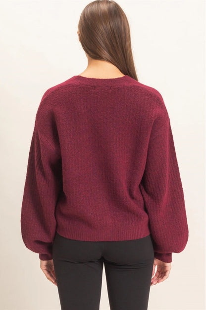 woman in sweater