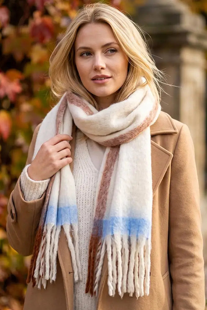 woman in scarf