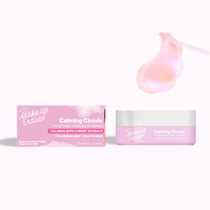Hydrogel Undereye Masks - Seaweed-Based with Calming Cherry