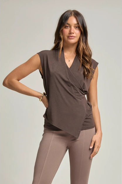 Signature Surplice Top