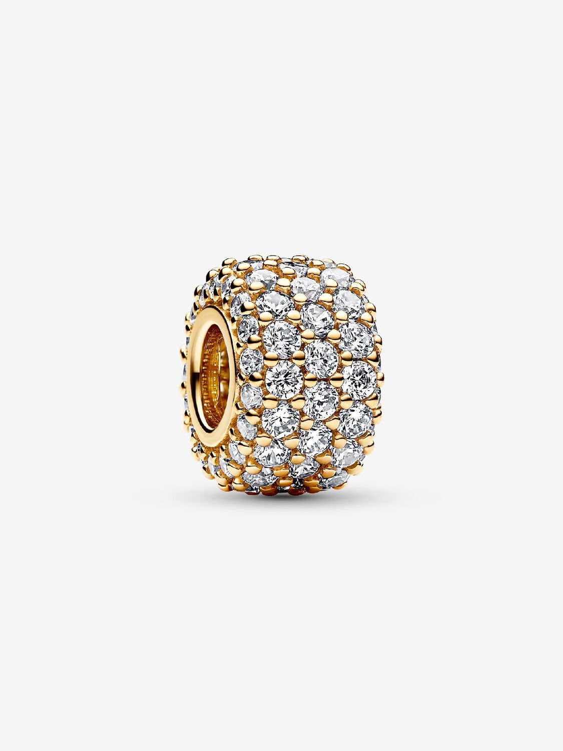 Pandora Sparkling Pavé Triple-row Charm