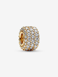 Pandora Sparkling Pavé Triple-row Charm