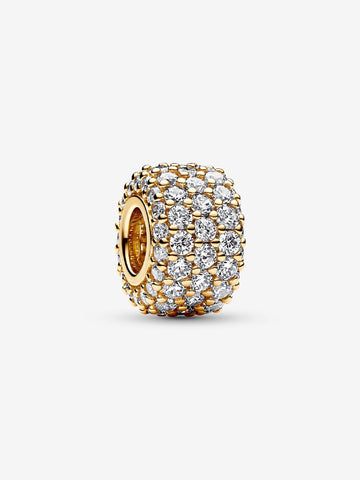 Pandora Sparkling Pavé Triple-row Charm