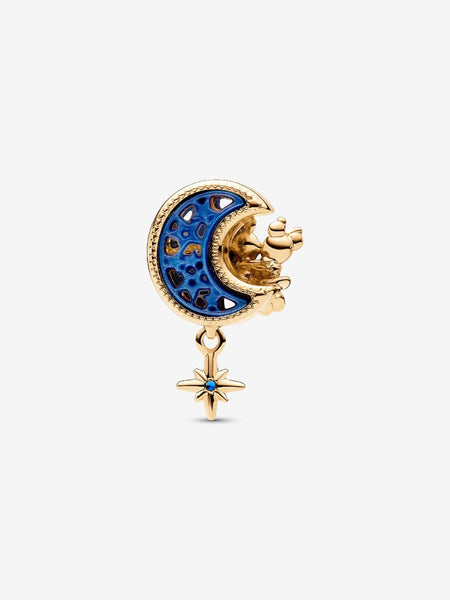 Pandora Disney Mickey Mouse & Minnie Mouse Crescent Moon Charm