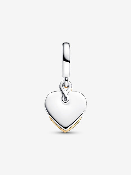 Pandora Lab-grown Diamond Engravable Mom Double Dangle Charm