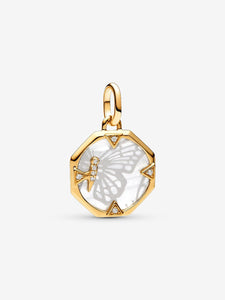 Pandora ME Pearlescent Butterfly Medallion Charm