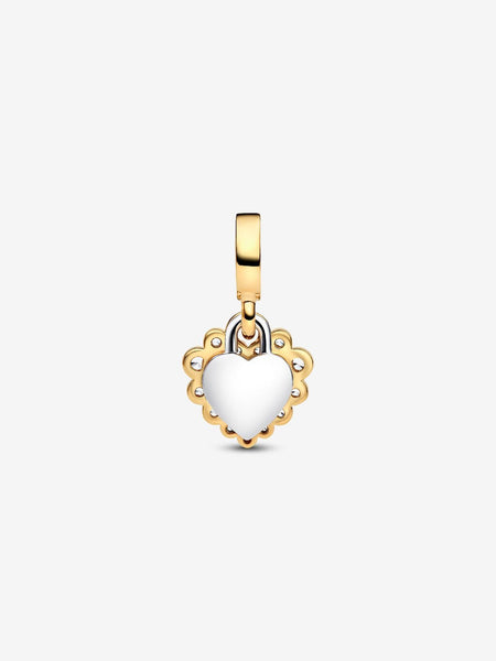 Pandora Sparkling Heart Double Dangle Charm