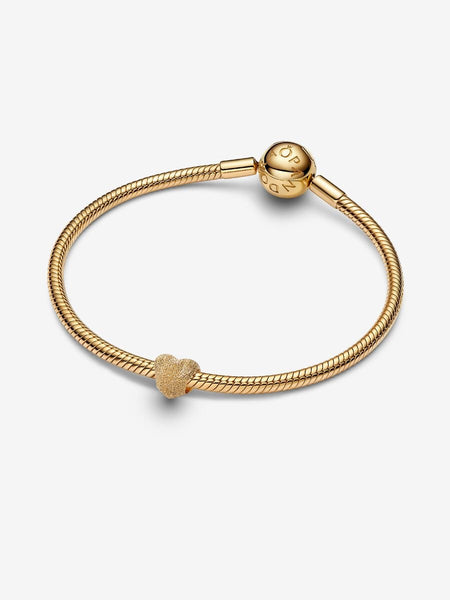 Pandora Textured Heart Mini Charm