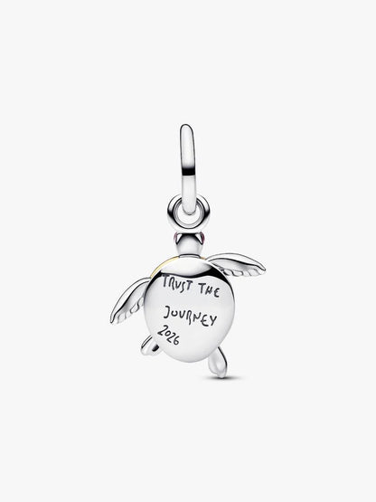 2026 Pink Sea Turtle Lab-grown Diamond Dangle Charm