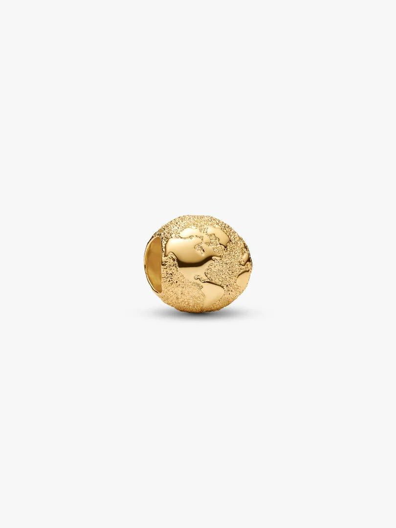 Textured Globe Mini Charm
