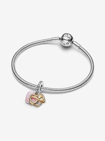 Pandora Sparkling Infinity Heart Dangle Charm