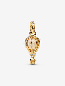 Pandora Sparkling Clear Hot Air Balloon Dangle Charm