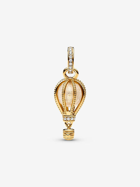 Pandora Sparkling Clear Hot Air Balloon Dangle Charm