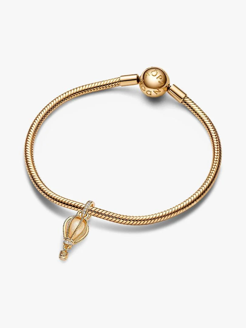 hot air balloon charm on bracelet