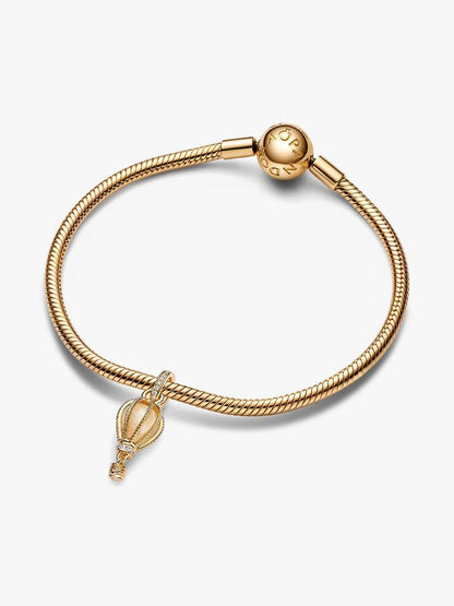 hot air balloon charm on bracelet