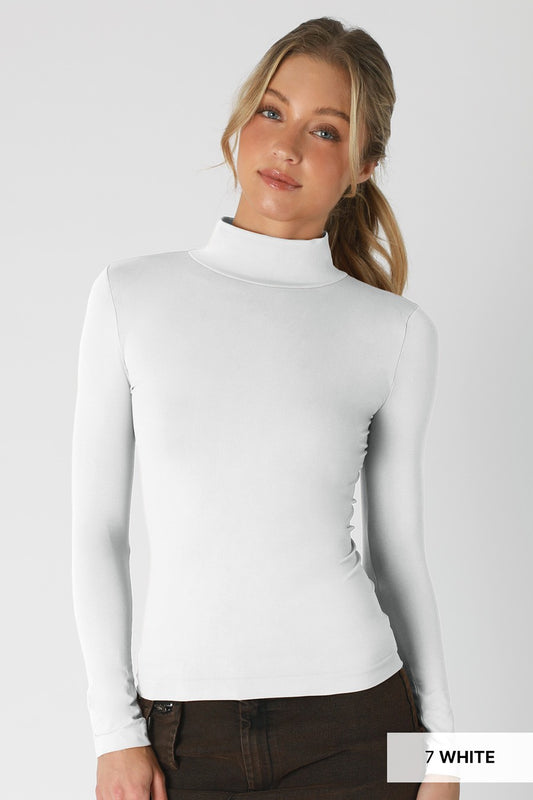 Classic Jersey Mock Neck