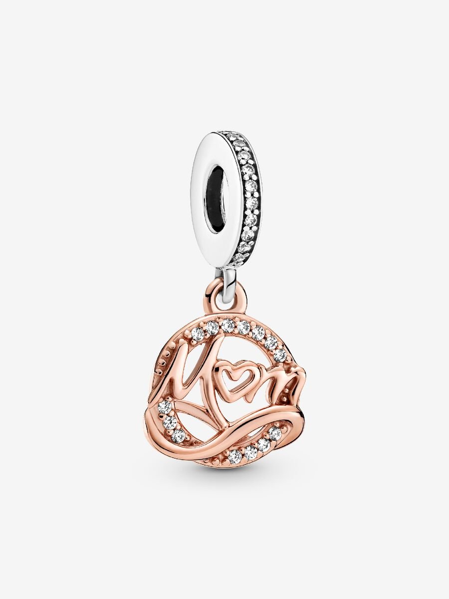 Pandora Two-tone Mom Dangle Charm