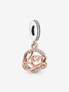 Pandora Two-tone Mom Dangle Charm