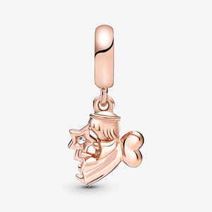 Pandora Heart Winged Angel Dangle Charm