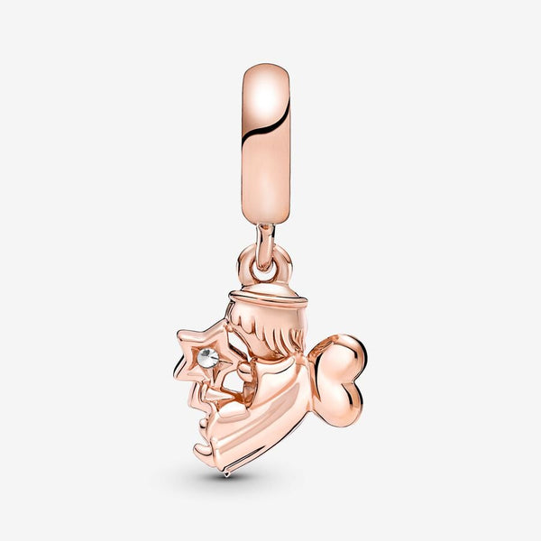 Pandora Heart Winged Angel Dangle Charm