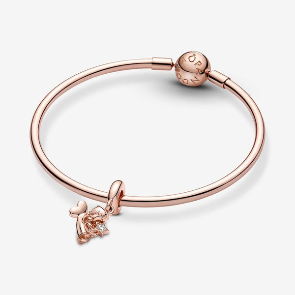 Pandora Heart Winged Angel Dangle Charm