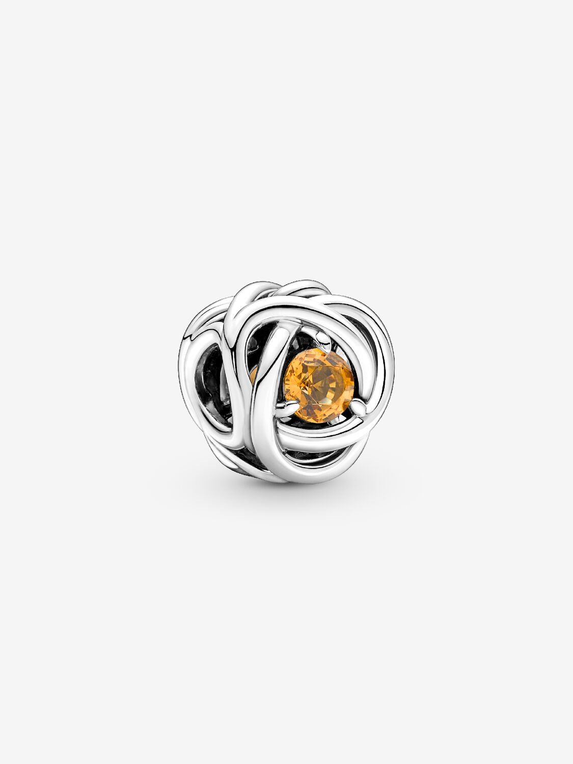 Pandora November Honey Eternity Circle Charm