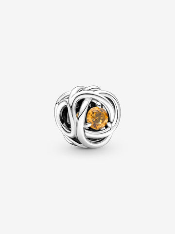 Pandora November Honey Eternity Circle Charm