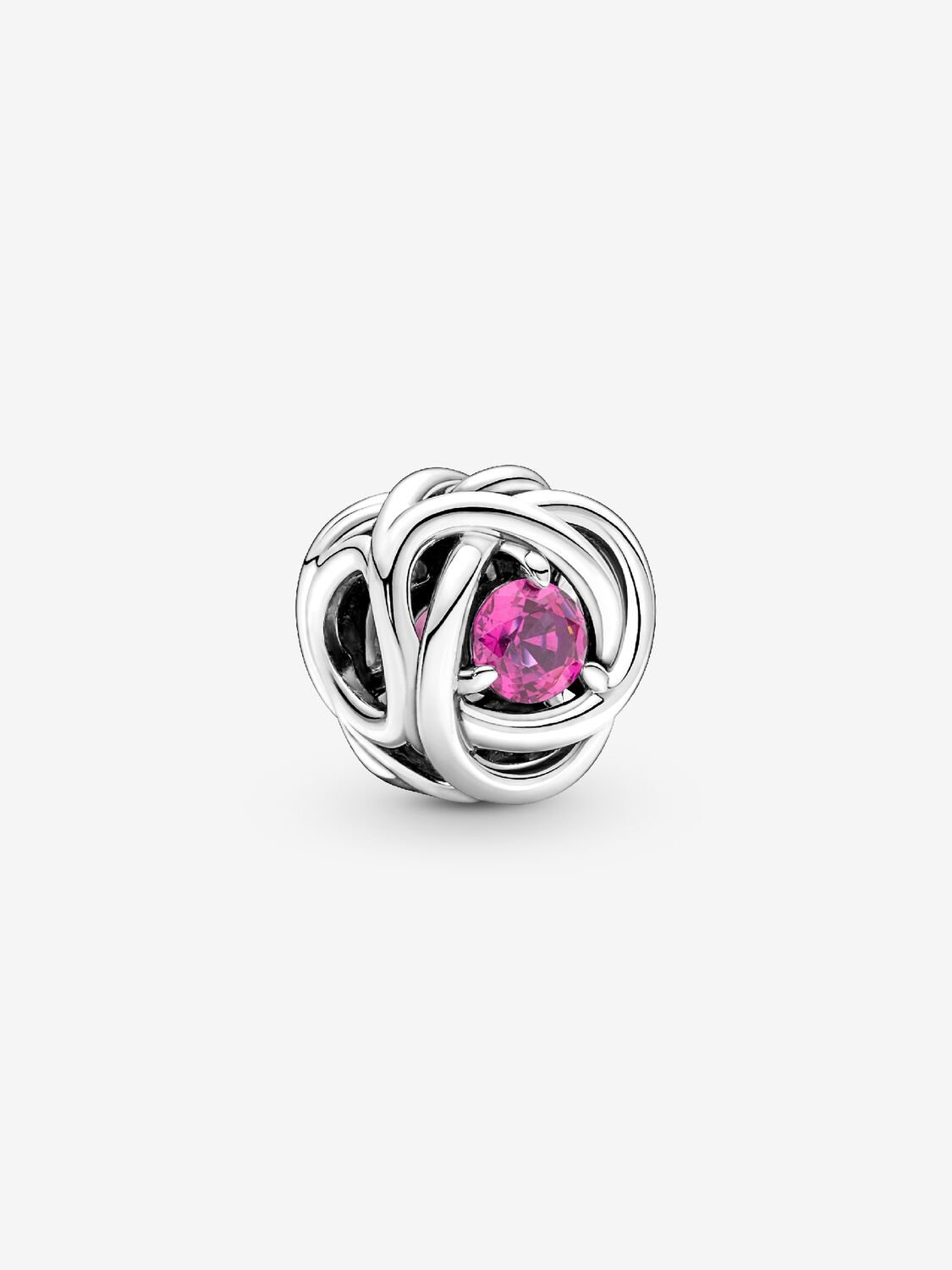 Pandora October Pink Eternity Circle Charm