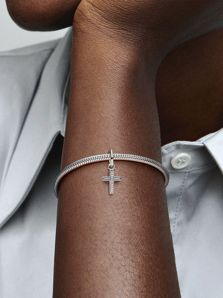 Pandora Sparkling Cross Dangle Charm
