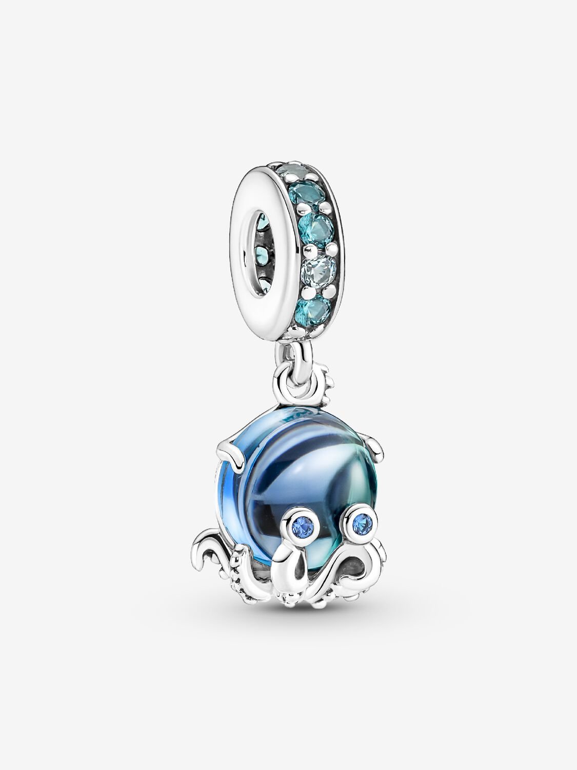 Pandora Murano Glass Cute Octopus Dangle Charm