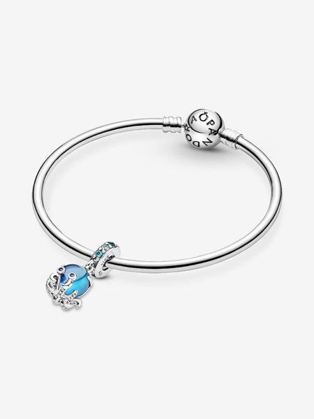 Pandora Murano Glass Cute Octopus Dangle Charm