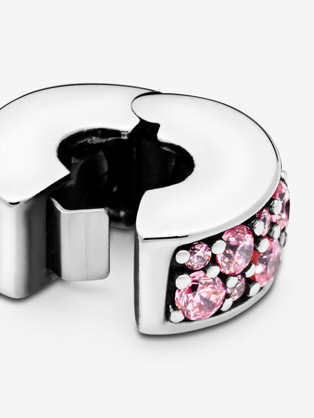 Pandora Pink Pavé Clip Charm