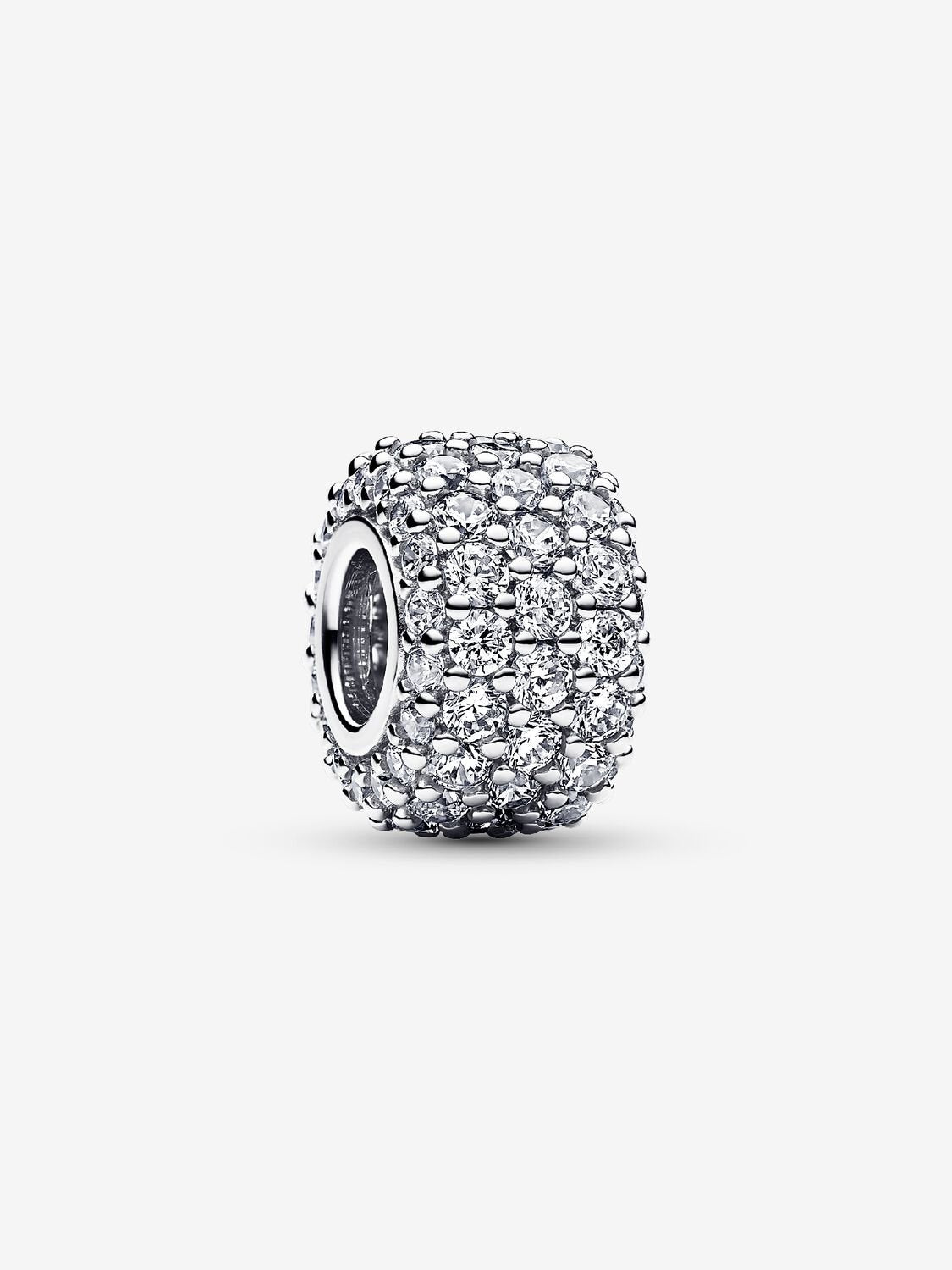 Pandora Sparkling Pavé Triple-row Charm