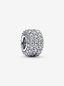 Pandora Sparkling Pavé Triple-row Charm