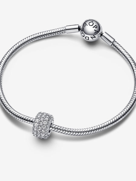 Pandora Sparkling Pavé Triple-row Charm