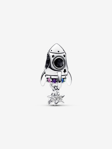 Pandora Space Love Rocket Charm