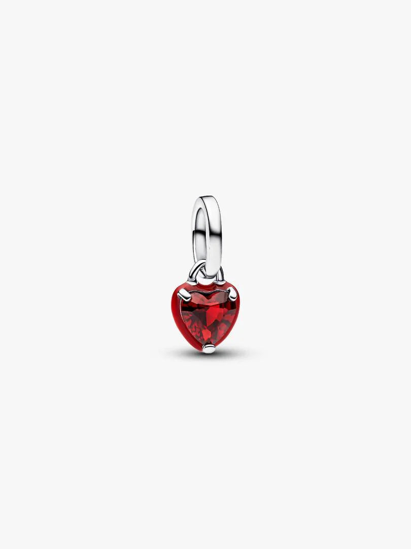 Red Chakra Heart Mini Dangle Charm