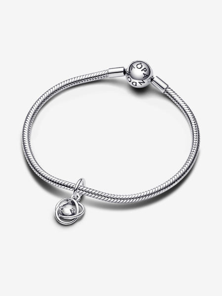 Pandora Clear Eternity Circle Dangle Charm