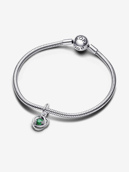 Pandora Green Eternity Circle Dangle Charm