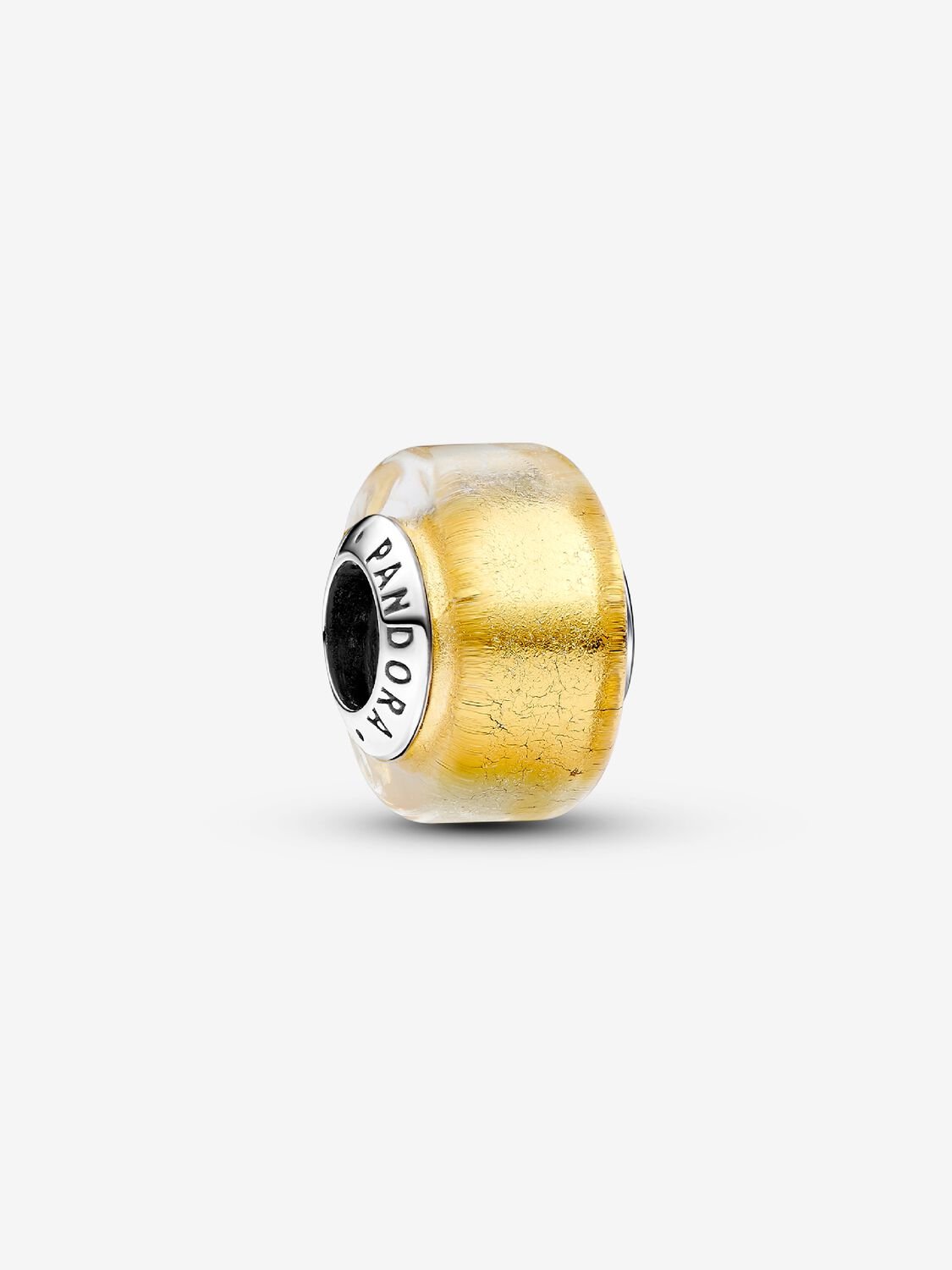 Pandora Golden Mini Murano Glass Charm