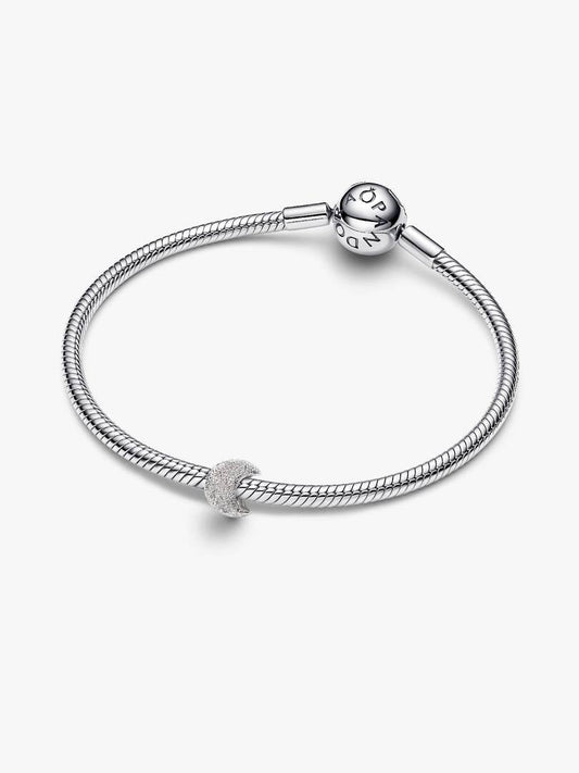 Textured Moon Mini Charm