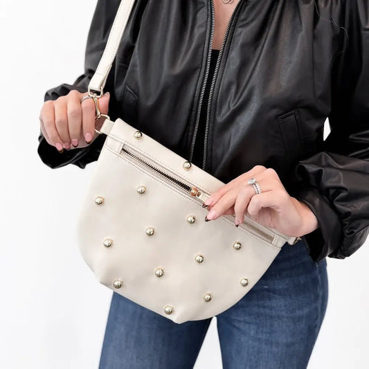 Gold Studded Westlyn Bum Bag