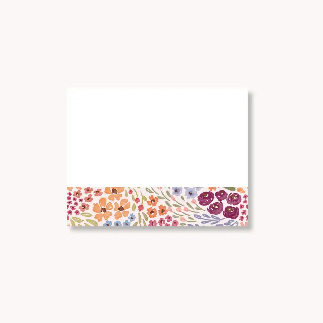 Floral patterned product on a white background