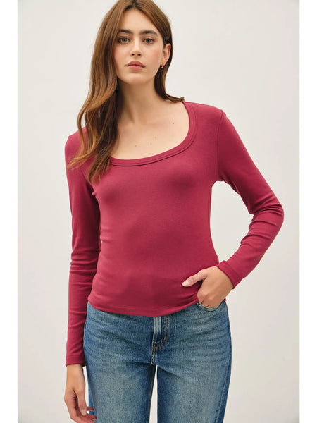 Basic Scoop Neck Top