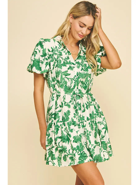 The Lily Button-Front Floral