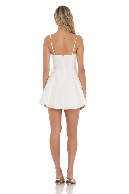 Front Bow Side Tie Dress