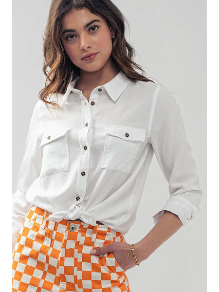 Chambray Button Up