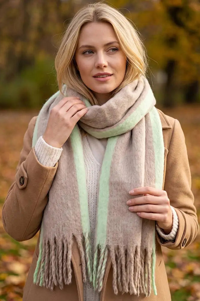 woman in scarf